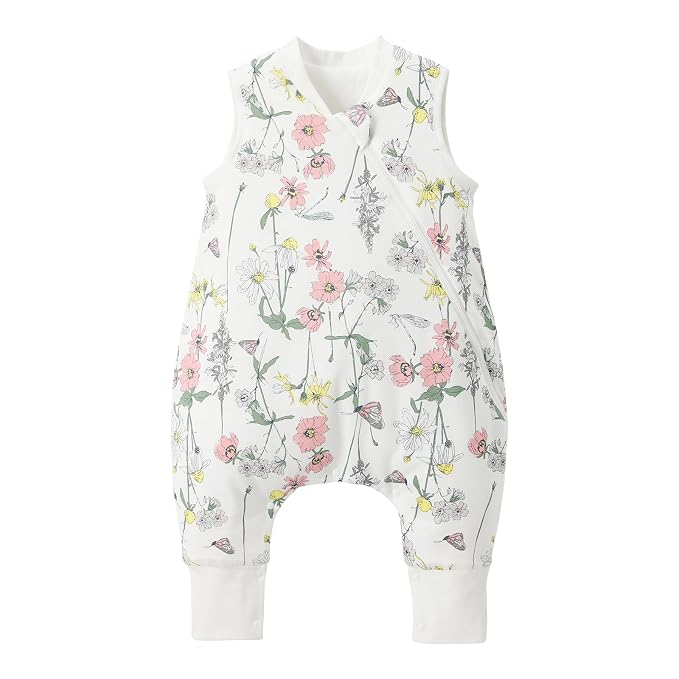 Duomiaomiao 1.5 TOG Toddler Sleep Sack 6-12 Months 100% Cotton Four Season Side by DuoMiaoMiao