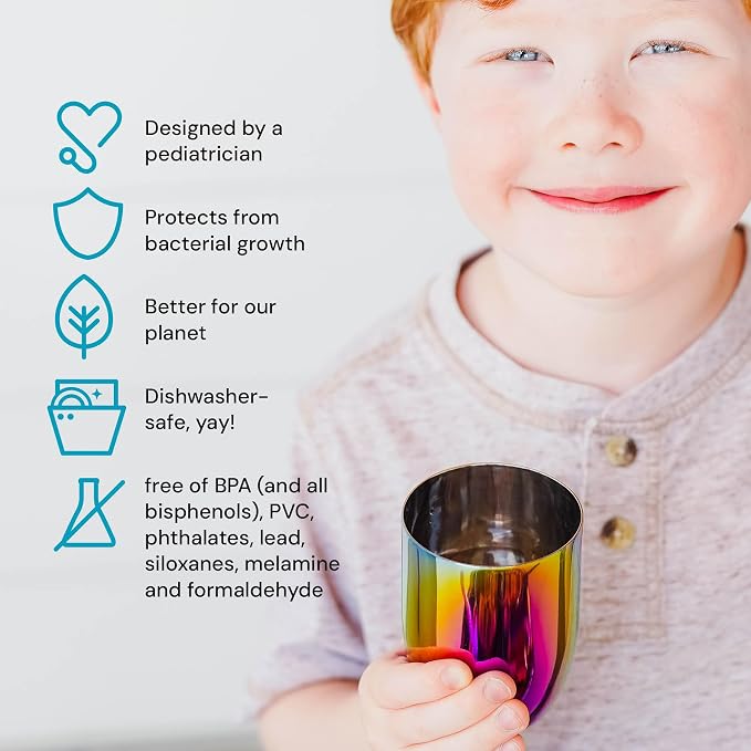 Ahimsa Stainless Steel Kids Cups - Image 3