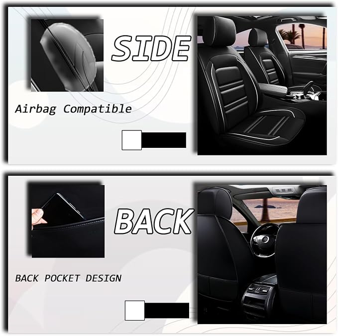 Seat Cover for gmc Yukon 2000-2025 | Car Seat Covers Front Seats, Waterproof - Image 4
