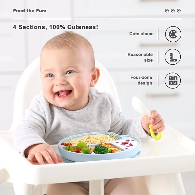 Li&Zhao Baby Bowls with Suction - Image 2