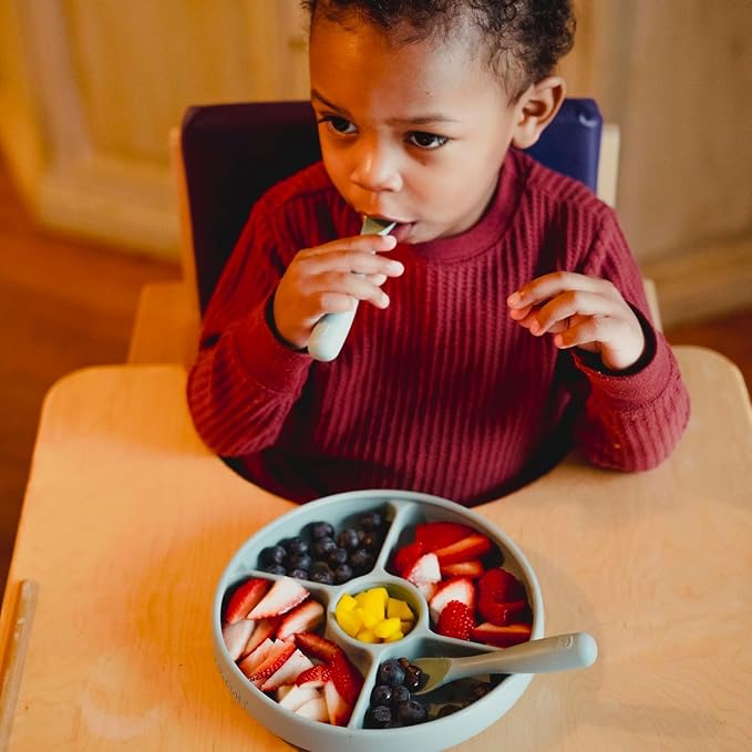 Talktools Bitsy Feeding Kid's Essentials Plate Set – Toddler Utensils, Spoon - Image 2
