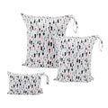 ALVABABY 3pcs Baby Cloth Diaper Wet Dry Bags Waterproof Reusable by ALVABABY