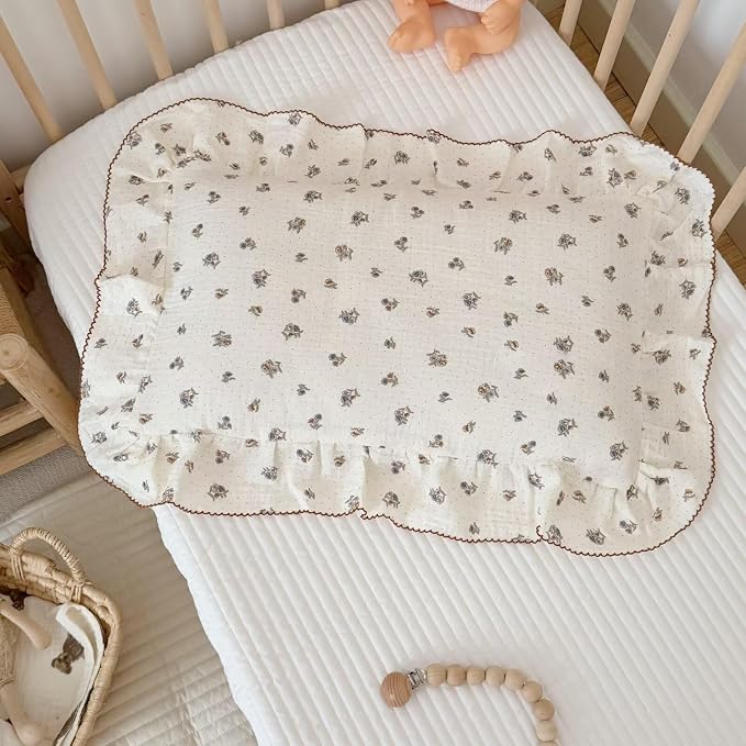 BuLuTu 100% Cotton Muslin Pillow Covers Fit by BuLuTu