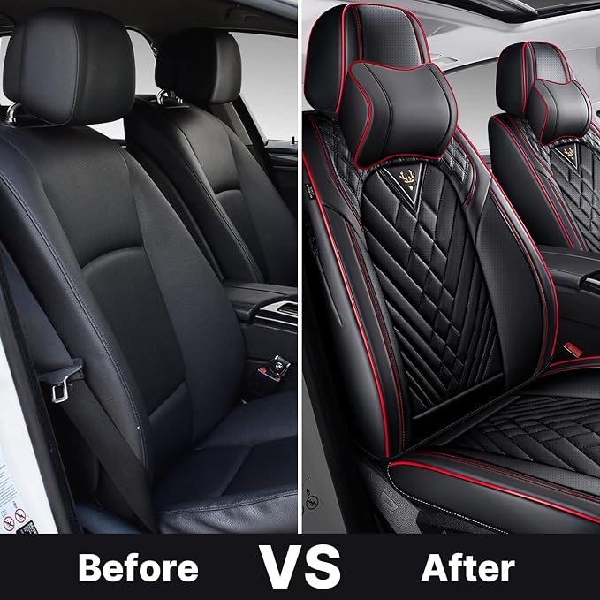 Universal Leather Seat Cover for Cars - Image 7