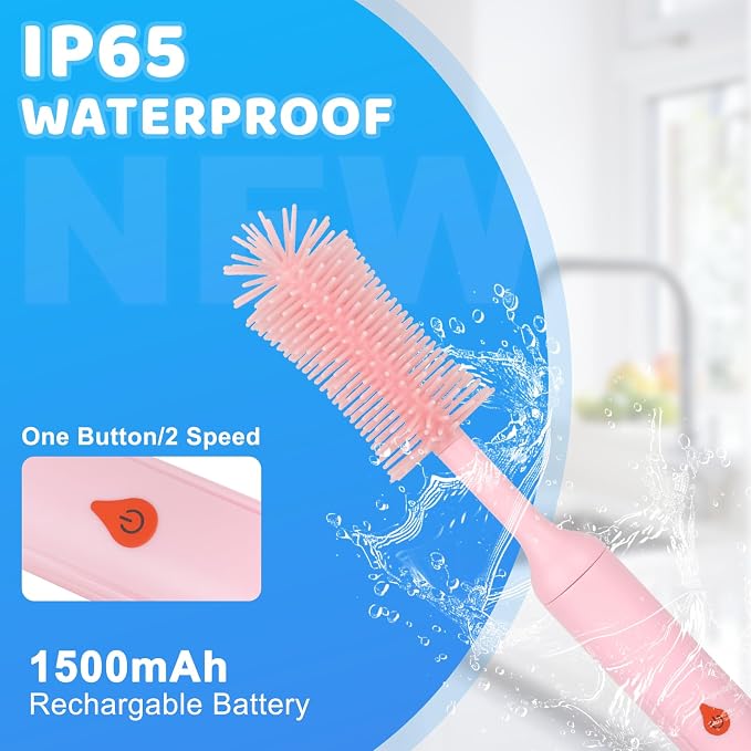 Electric Bottle Brush Cleaner, Bottle Brush Cleaner Baby - Image 5