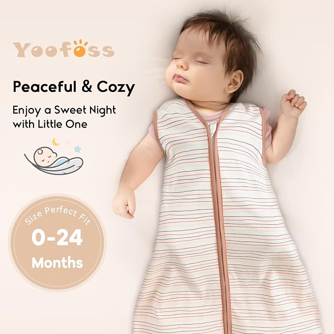 Yoofoss Baby Sleep Sack 18-24 Months 0.5 Tog Wearable Blanket - Image 7