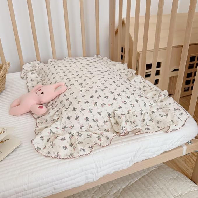 BuLuTu Chic Bellflower Pink Toddler Pillowcase - Image 4