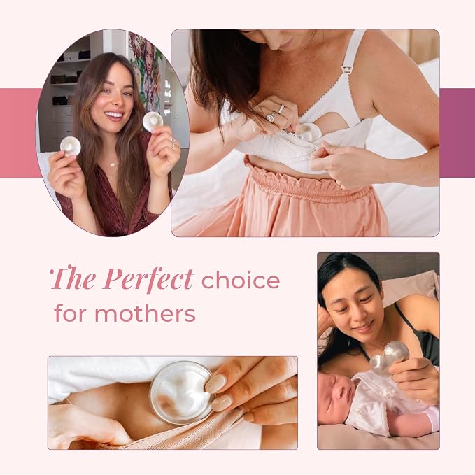 SILVERETTE The Original Silver Nursing Cups, Nipple Covers - Image 3