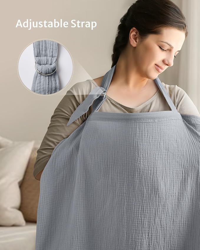 Blissful Diary Muslin Nursing Cover - Image 5