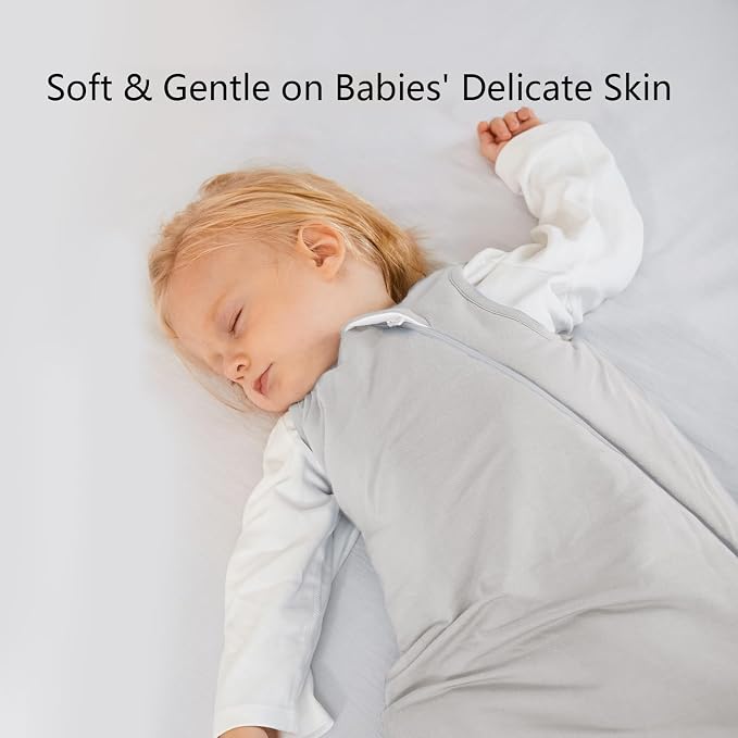 BubblePanda Rayon Made from Bamboo Sleep Sack 0-6 Months 0.5 Tog Soft Newborn - Image 4