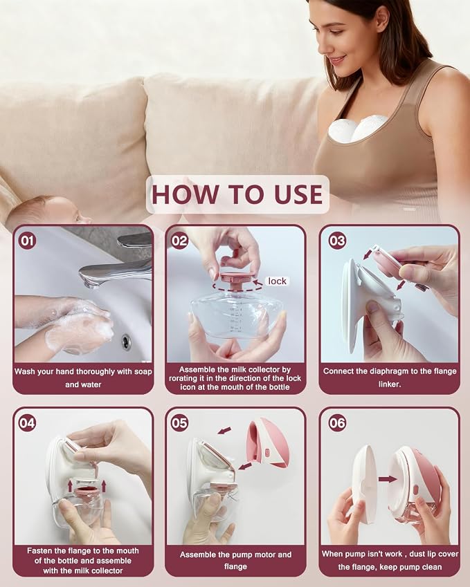 2 Pack Full Breast Pump Kits Compatible - Image 8