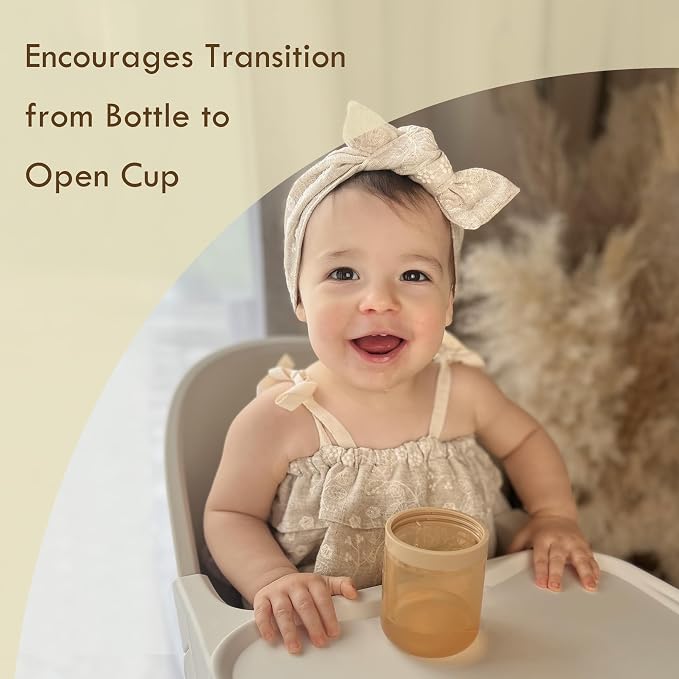 Moonkie Baby Straw Cup | Silicone Toddler Sippy Training Cup - Image 6