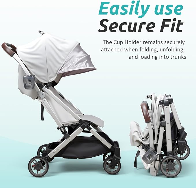 Stroller Cup Holder Fits for UPPAbaby Vista/Vista V2/Vista V3/Cruz/Cruz V2/Cruz - Image 6