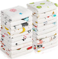 Chumia 20 Pack Muslin Baby Burp Cloths Large 20 x 10 Inches Cotton Baby Burp by Chumia