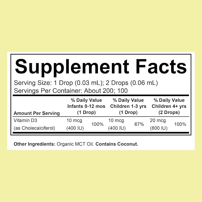 CHILDLIFE Essentials Organic Vitamin D3 Drops - Image 2