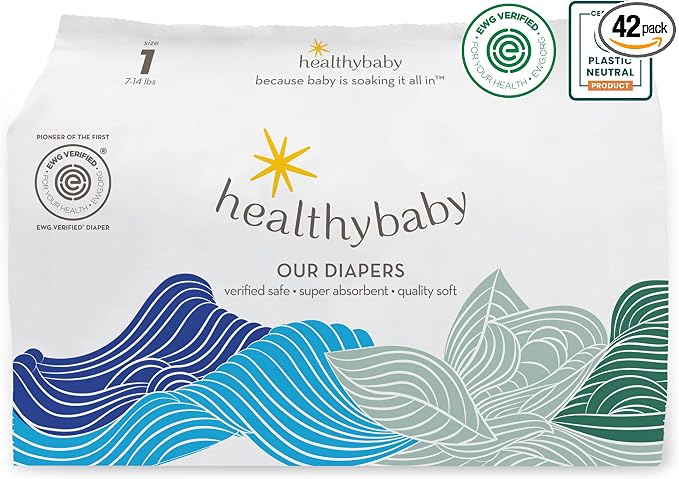 Our Diapers | EWG Verified Safe & Plant-Based Diapers | Leak Protection | Soft by HealthyBaby