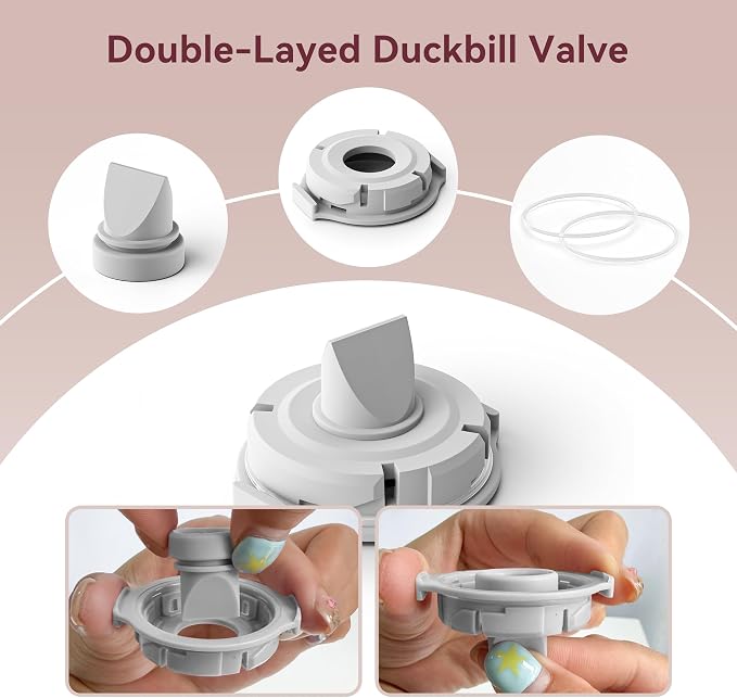 6 PC Duckbill Valves and 2 PC Silicone Diaphragms Compatible - Image 3
