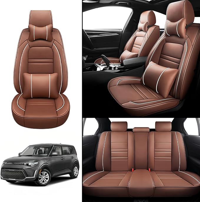 Car Seat Covers for kia Soul 2010-2025 | 5-Seats Seat Covers, Waterproof Seat - Image 2