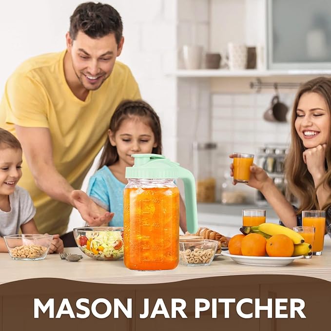 Breast Milk Pitcher, 32 OZ Mason Jar Pitcher - Image 5