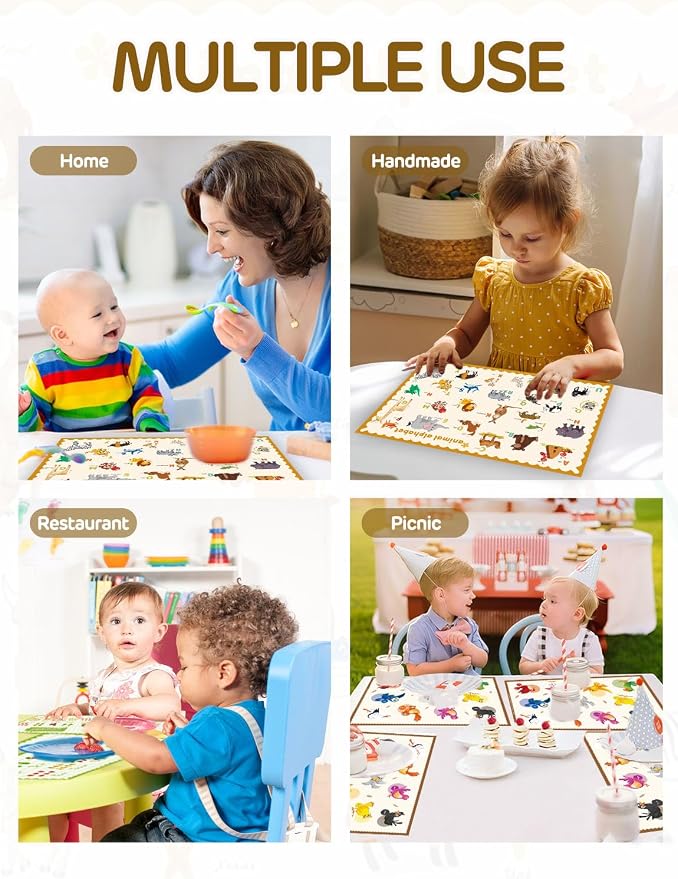 65 Pack Sticky Disposable Placemats - Image 8