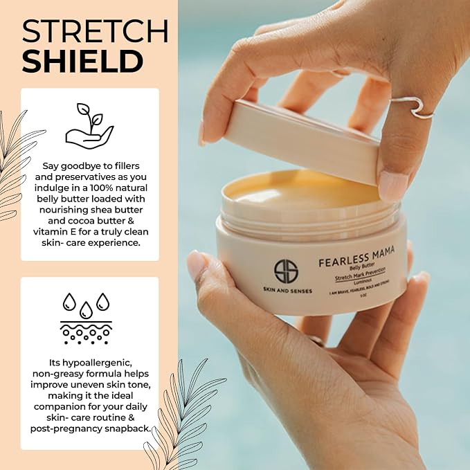 Fearless Mama Belly Butter – Unscented Stretch Mark Cream - Image 6