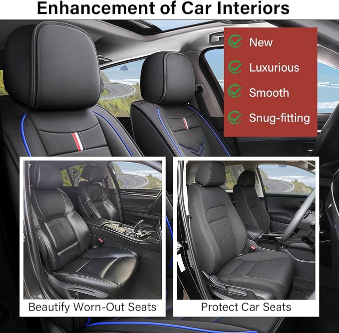 Leather Car Seat Covers Fit for LR Range Rover Sport 2023-2025, 5 Seater - Image 6