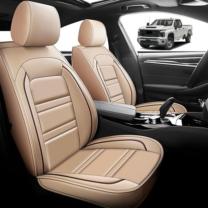 Seat Cover for Chevy Silverado 2500 2007-2025 | Car Seat Covers Front Seats - Image 2