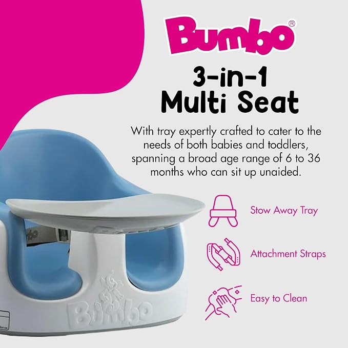 Bumbo 3-in-1 Multi-Seat for 6 to 36 Months, Travel Baby Feeding & Play Floor - Image 2