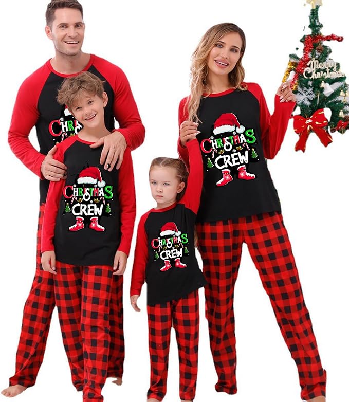 Awoscut Family Christmas Pajamas Matching Pajamas by Awoscut
