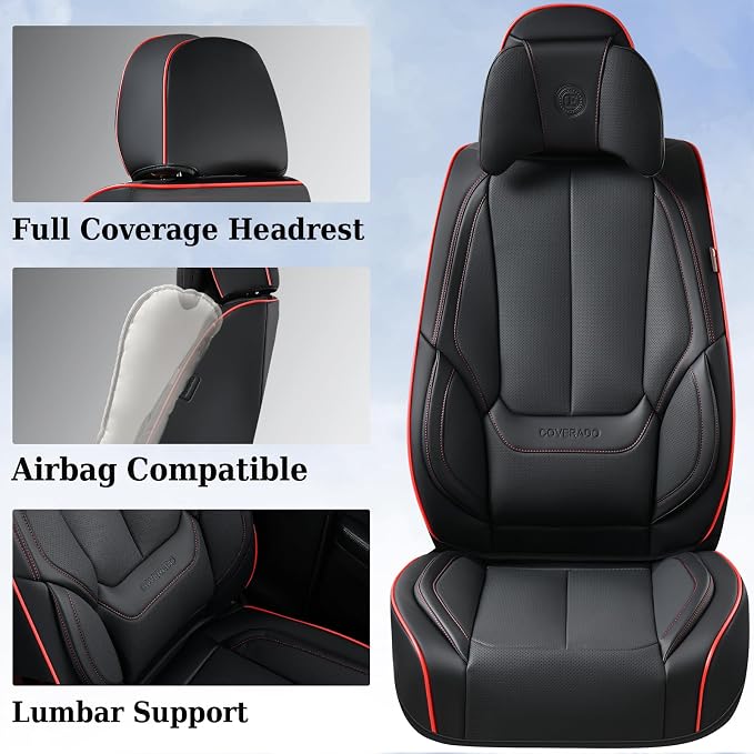 Coverado Universal Seat Covers Full Set, 5 Seats Universal Seat Covers - Image 4