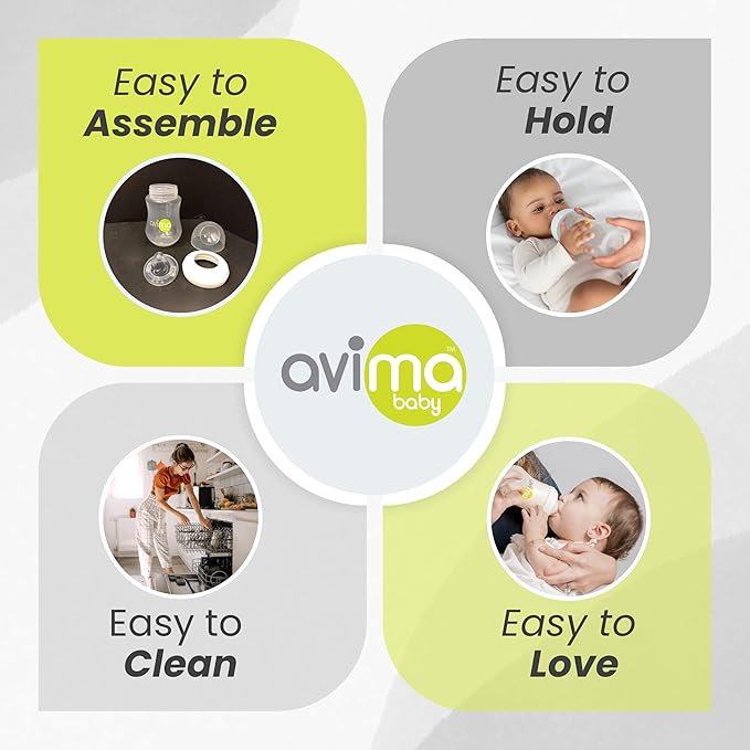 Avima Baby 9 oz Anti Colic Baby Bottles - Image 6