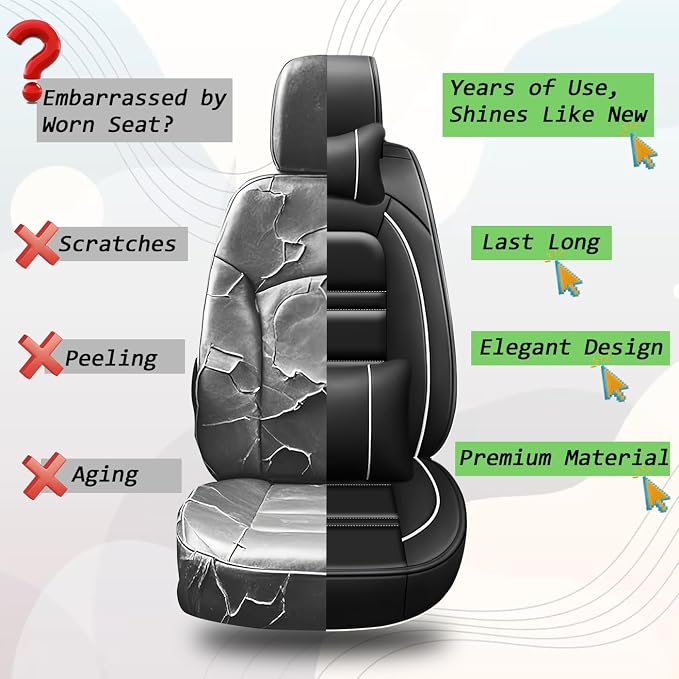 Car Seat Covers for Toyota 4runner 1991-2025 | 5-Seats Seat Covers, Waterproof - Image 8