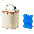 Breastmilk Cooler Bag with Ice Pack Fits 4 Baby Bottles Up to 9 Ounce, Baby by BABEYER