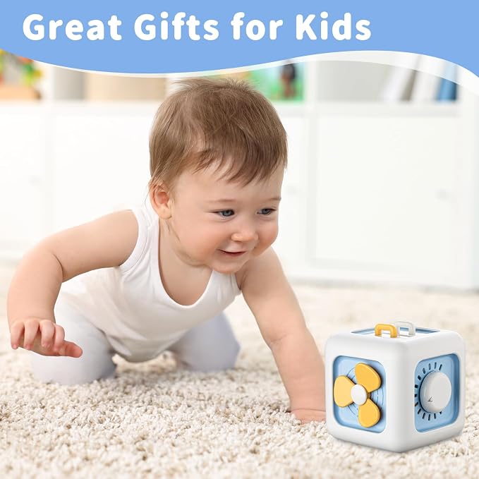 Busy Cube Toy for 1 Year Old, Montessori for 1+ Year Old, Travel Toys for - Image 7