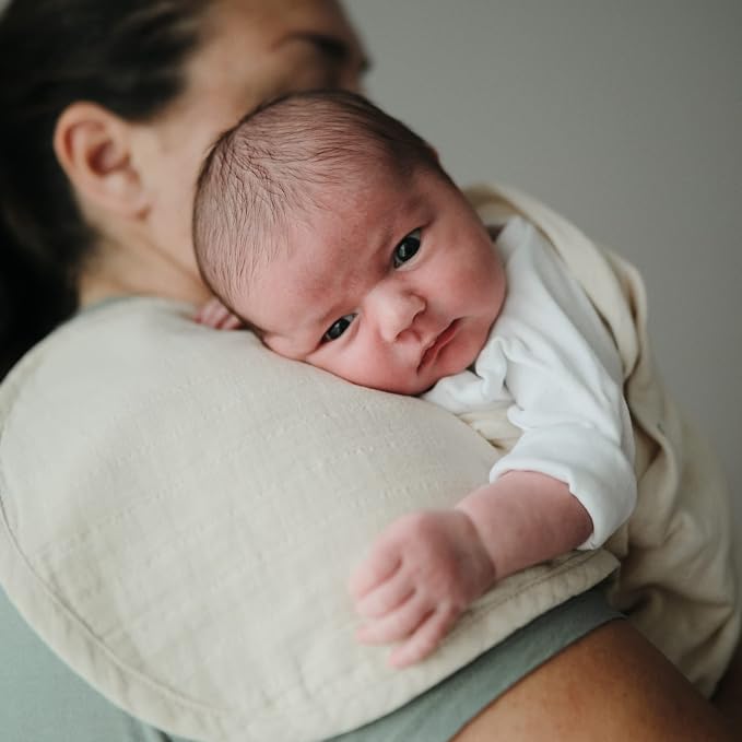 mushie Muslin Baby Burp Cloths | 100% Organic Cotton - Image 4