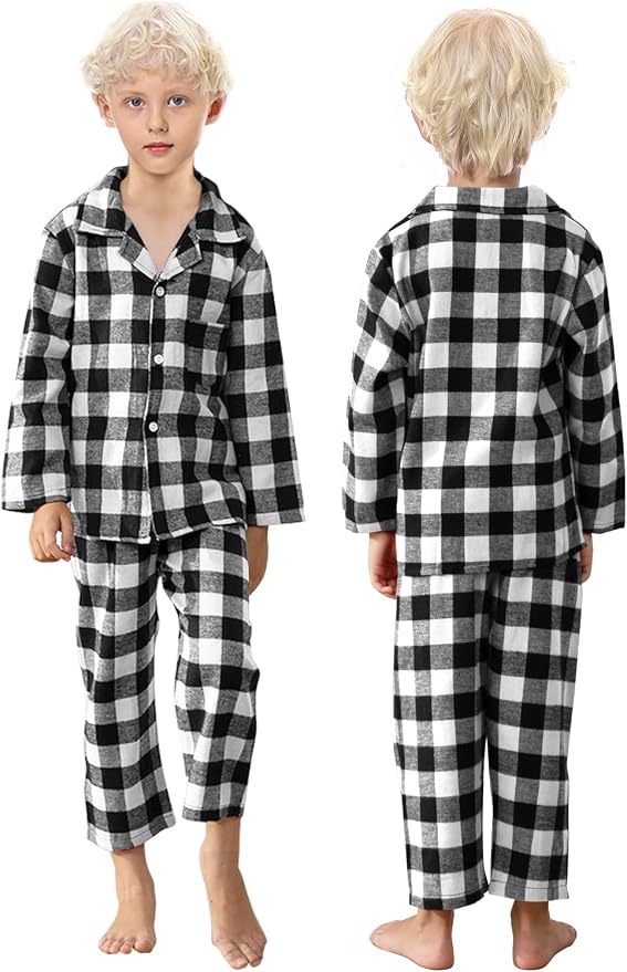 Schbbbta Family Matching Pajamas Holiday Sleepwear Long Sleeve Pjs Sets - Image 6