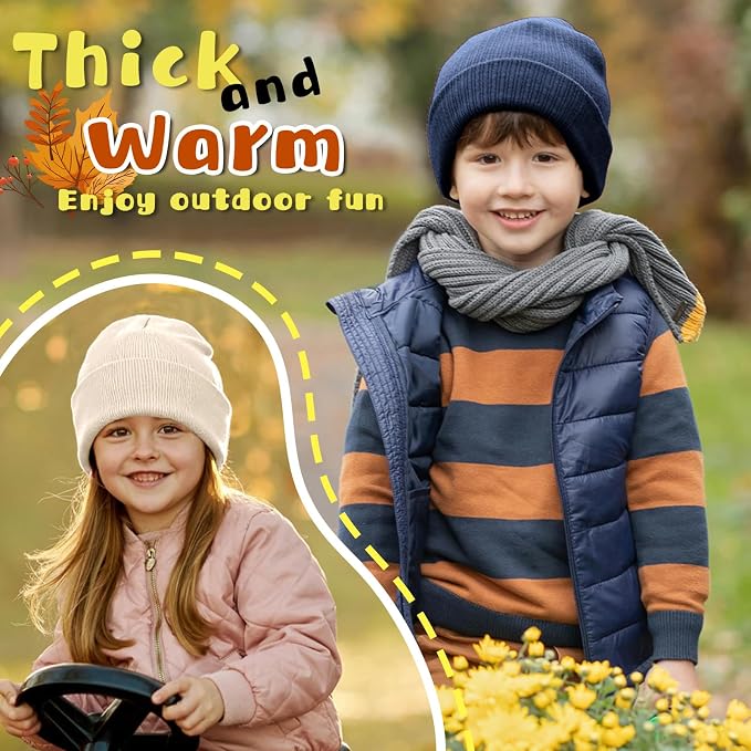 ZOORON Toddler Beanie Baby Boys Girls Beanies Kids Winter Hats Children Knit - Image 6