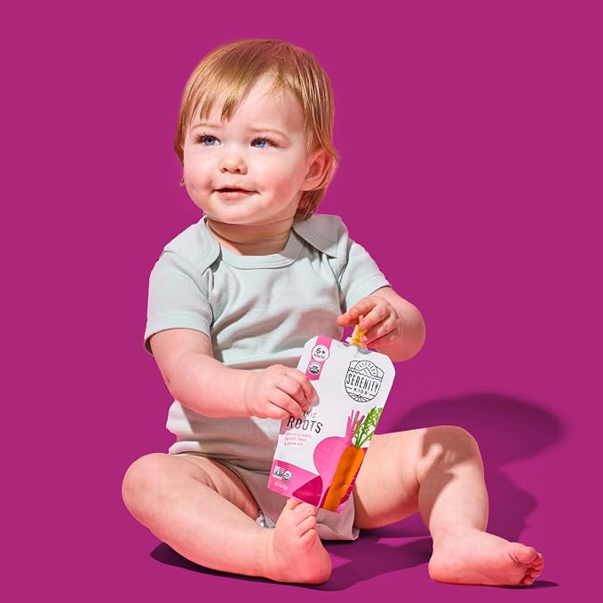 Serenity Kids 6+ Months Veggie Puree Baby Food Pouches - Image 6