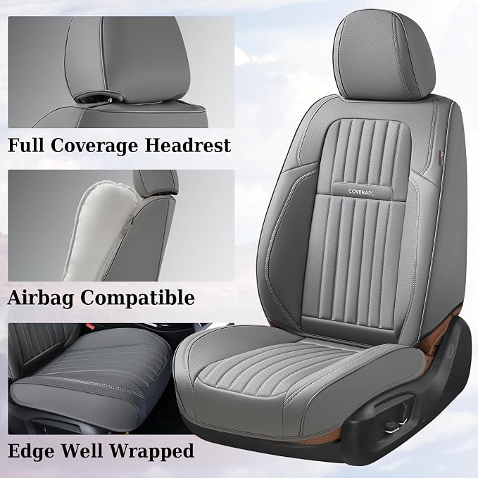 Coverado Car Seat Covers Full Set, Seat Covers - Image 3