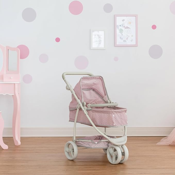 Olivia's Little World 2-in-1 Convertible Baby Doll Stroller - Image 4