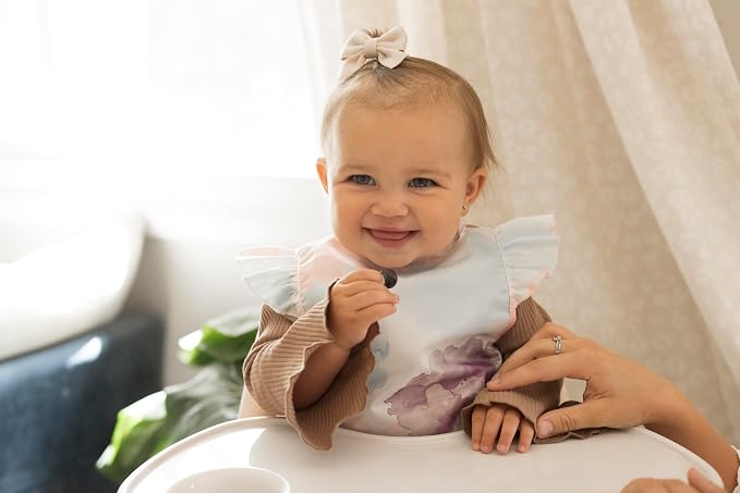 Tiny Twinkle Short Sleeve Apron Baby & Toddler Bib - Image 2