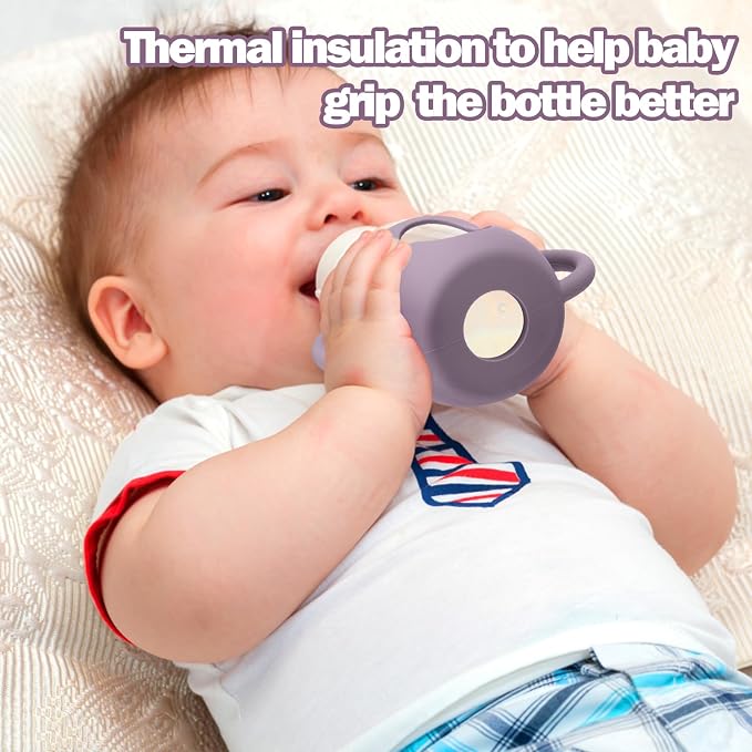 BUSOHA 3 Pack Silicone Sleeves for Avent Natural Baby Bottles - Image 5