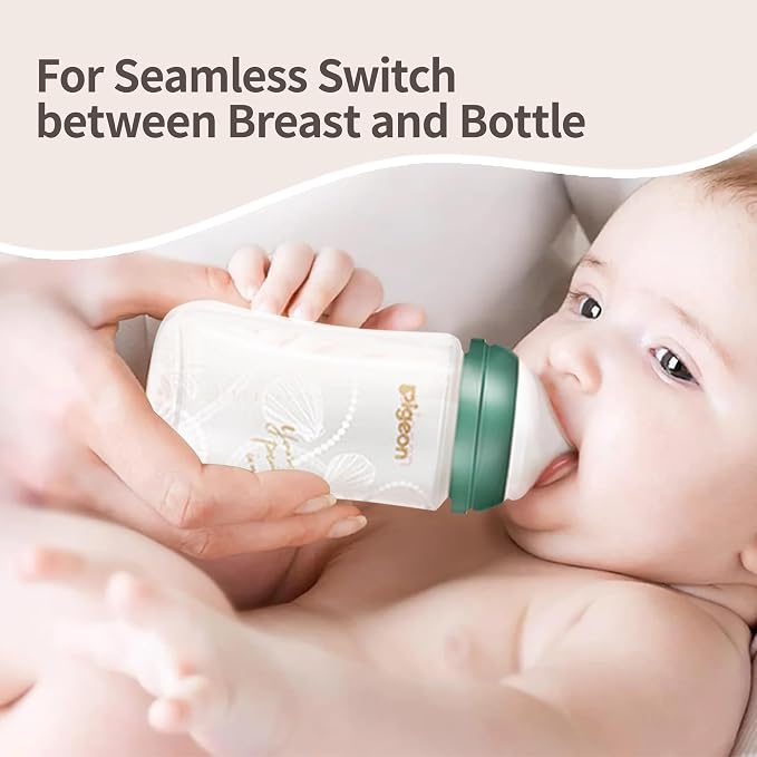 Pigeon Glass Baby Bottle Feeding Gift Set - Image 2