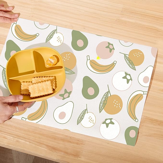 SUNVENO Disposable Baby Placemats – 40 Individually Wrapped Table Mats - Image 7