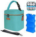 Breastmilk Cooler Bag with Ice Pack, Mancro Insulated Baby Bottle Tote Bag Fits by Mancro