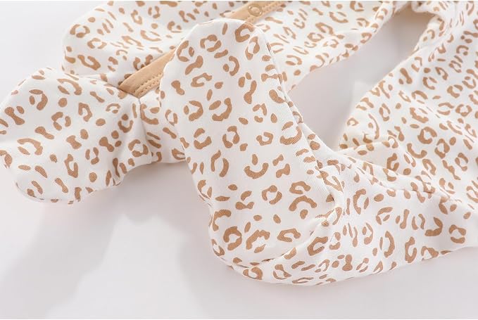 Unisex Baby Boy Girl Footies Rompers Cotton Long Sleeve 3 Pack Infant Jumpsuits - Image 8