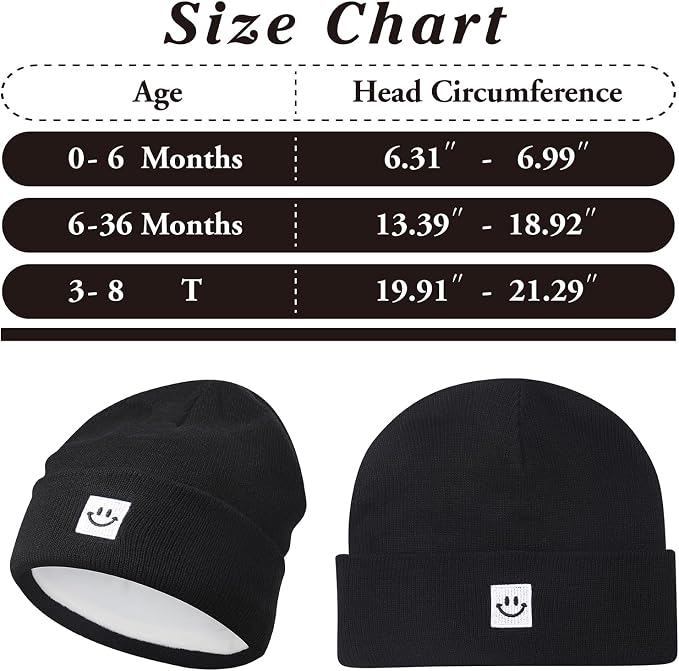 MaxNova 2 Pack Baby Beanie Fleece Lined Knit Toddler Hat - Image 7