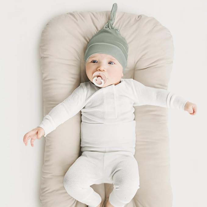 Konssy 6 Pack Baby Newborn Hats Set Knot Beanie Hats Soft - Image 3