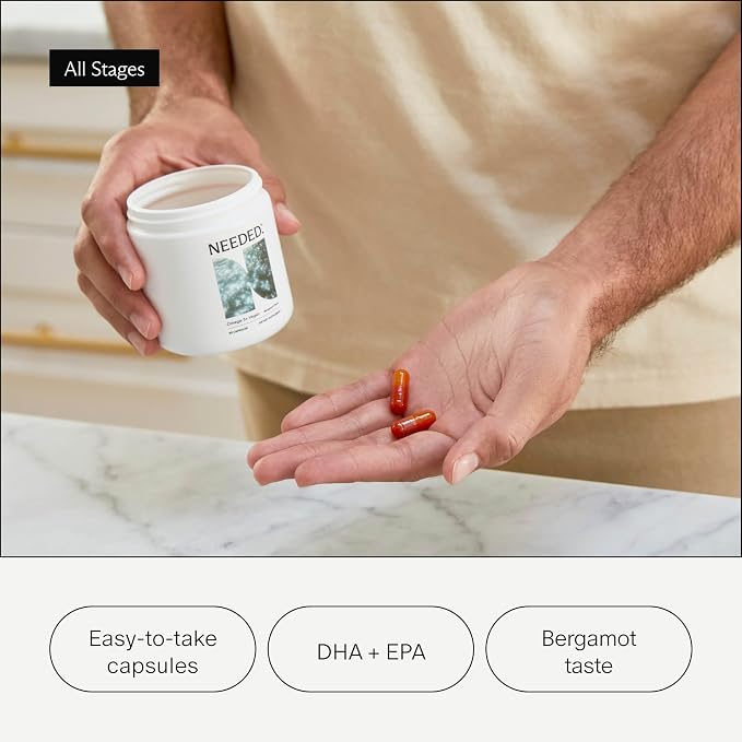 Needed. Vanilla Prenatal Multivitamin Powder & Vegan Omega-3 DHA+EPA Bundle | - Image 5
