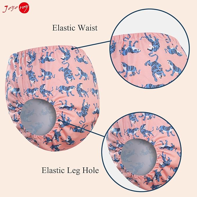 Joyo roy 6Pcs Waterproof Cloth Diaper Cover Reusable Plastic Training Pants - Image 3